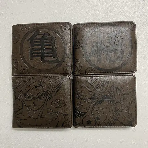 Anime Dragon Ball Son Goku Turtle Wuzi Präglad Kort Plånbok Myntväska Student Mode Personlighet Noll Plånbok Kortplånbok 8 best sales Cartera Dragon Ball - №4