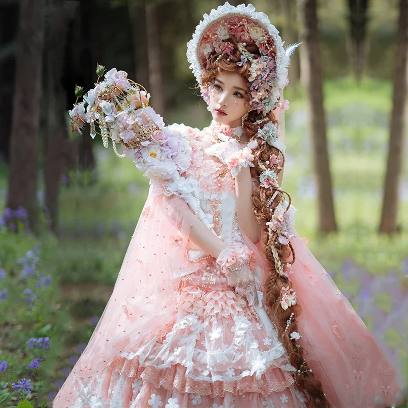 Ragazze giapponesi Tea Party Lolita Dress Harajuku Palace pittura a olio Vintage Lolita Princess Jsk abiti donna Bow Lace-up Dress