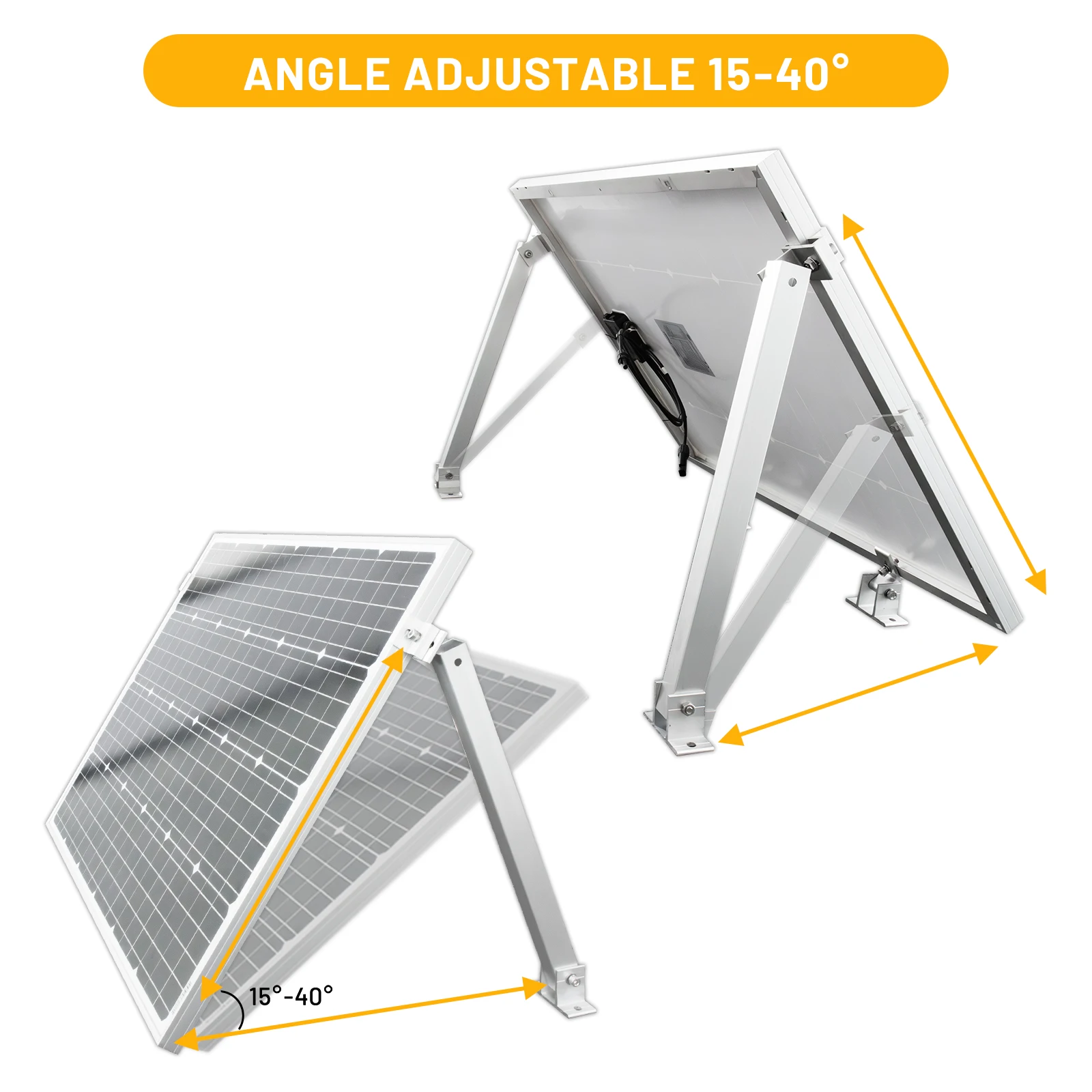 Regulowane uchwyty do montażu – Solar Panel Tilt Mount recenzja i cena