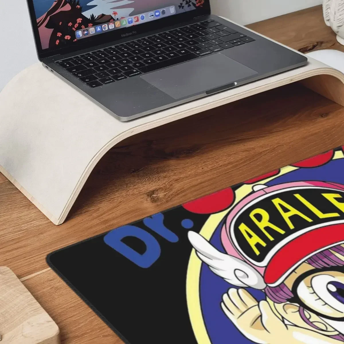 Slump robô menina arale hoyoyo grande mouse pad teclado de computador tapete de mouse gamer pc portátil tapete de mesa de escritório