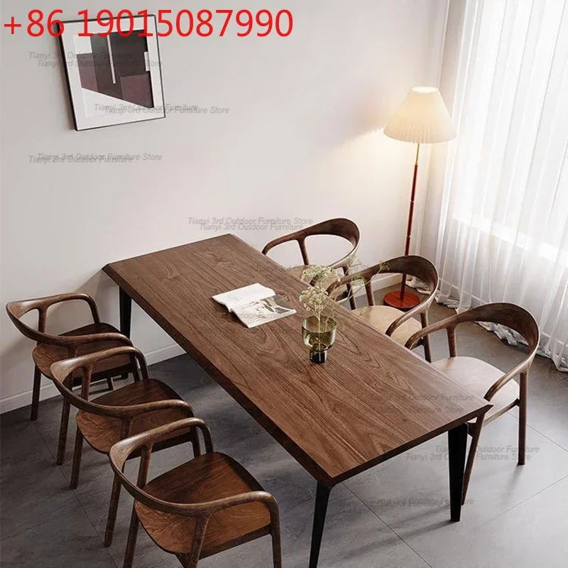 

Деревянные обеденные столы для кофеен, кухонь, офисов, современные столы для гостиных, мебель для дома, Mesa Redonda LLDT