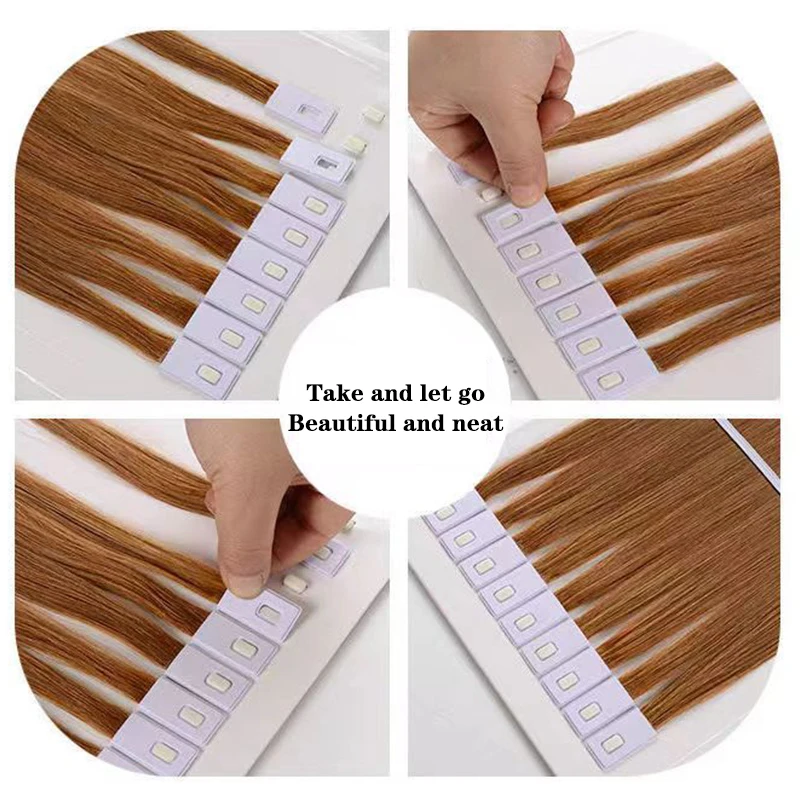 30Pcs/set Hairdresser Dyeing Practice Swatches White Hair Color Rings Card Hair Charts For Hair Dye Salon Hairdressing..~