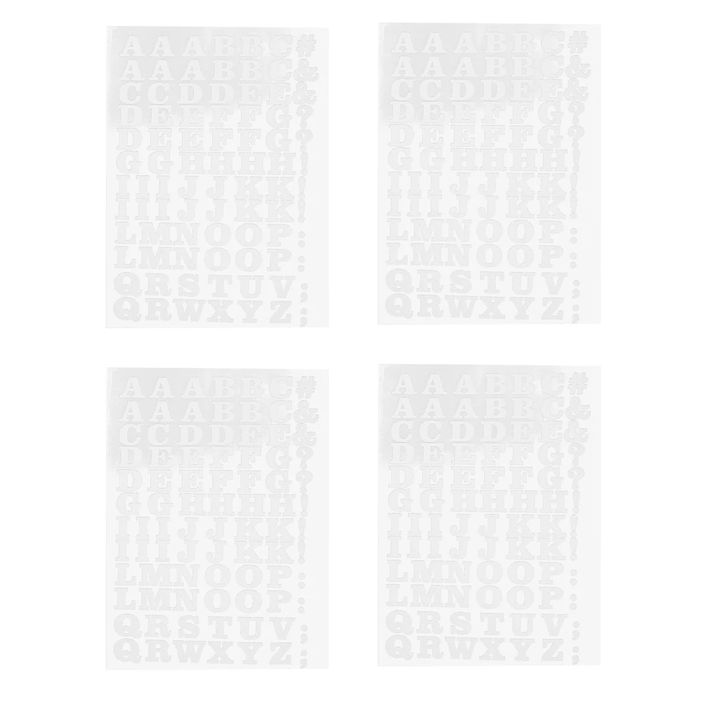 4 قطعة الحديد على الحروف نقل الحرارة الفينيل الأبجدية الرموز ملصقات DIY بها بنفسك الملابس تي شيرت النسيج الديكور يزين #1