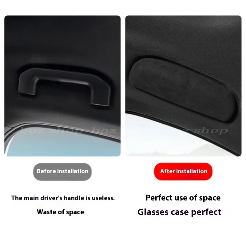 Car Glasses Case For Audi A3 A4 B6 B8 A6 C6 80 B5 B7 A5 Q5 TT 8P 100 8L C7 8V A1 S3 Q3 A8 B9 A7 2012-2021 Suede Glasses Case