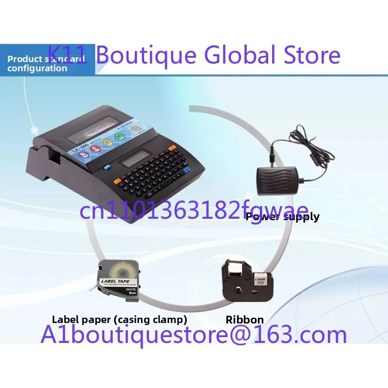 Computer Casing Marking Machine Line Coding Number Tube Printer Number Tube Printer Heat Shrink Tube Marking Machine