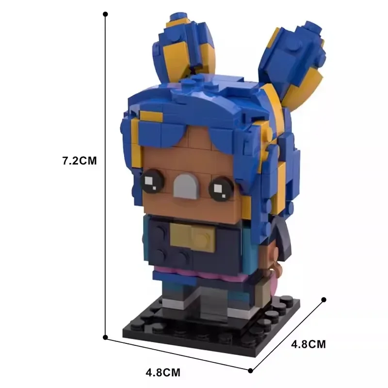 Bricklink Ideas Game Valoranted Action Figures Bricks Head MOC Set Duelist Sentinel Building Blocks Kid Toys Boys Christmas Gift view 6