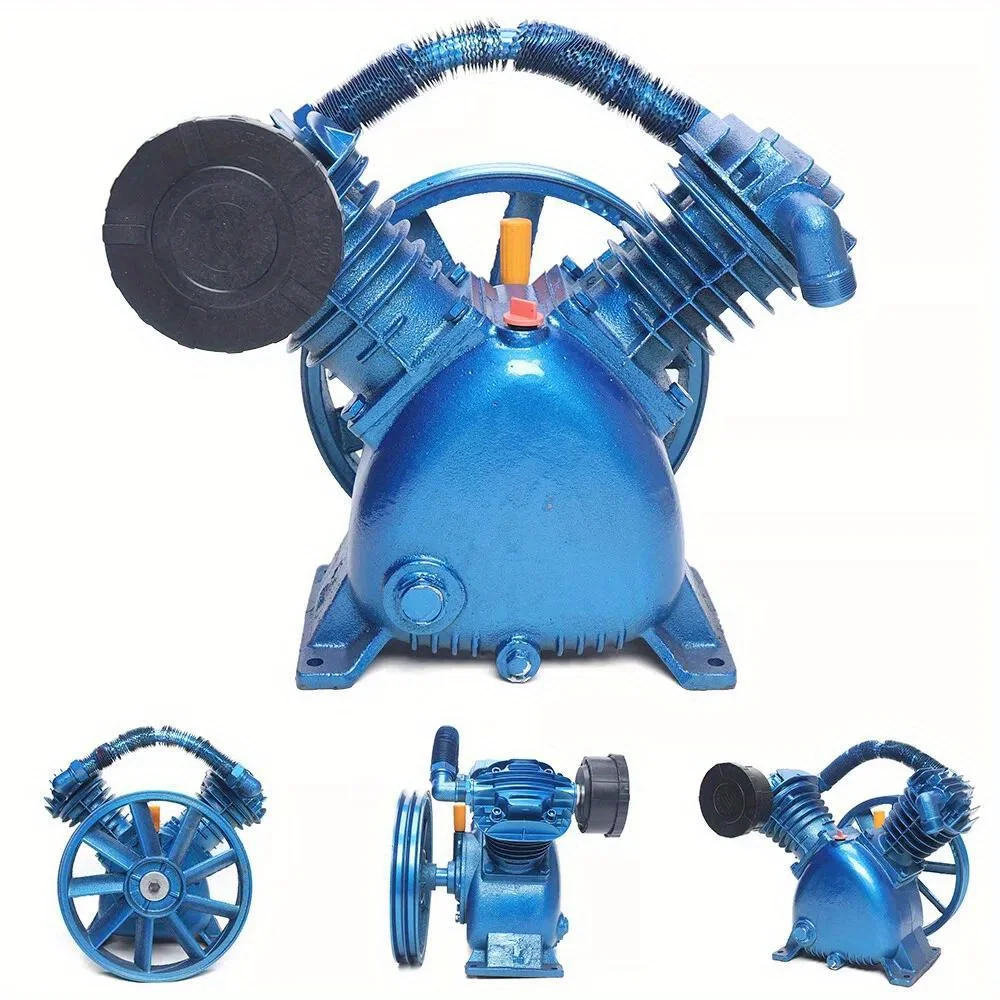 5.5HP 175PSI استبدال ضاغط الهواء رئيس مضخة المحرك مرحلة مزدوجة V نمط الولايات المتحدة