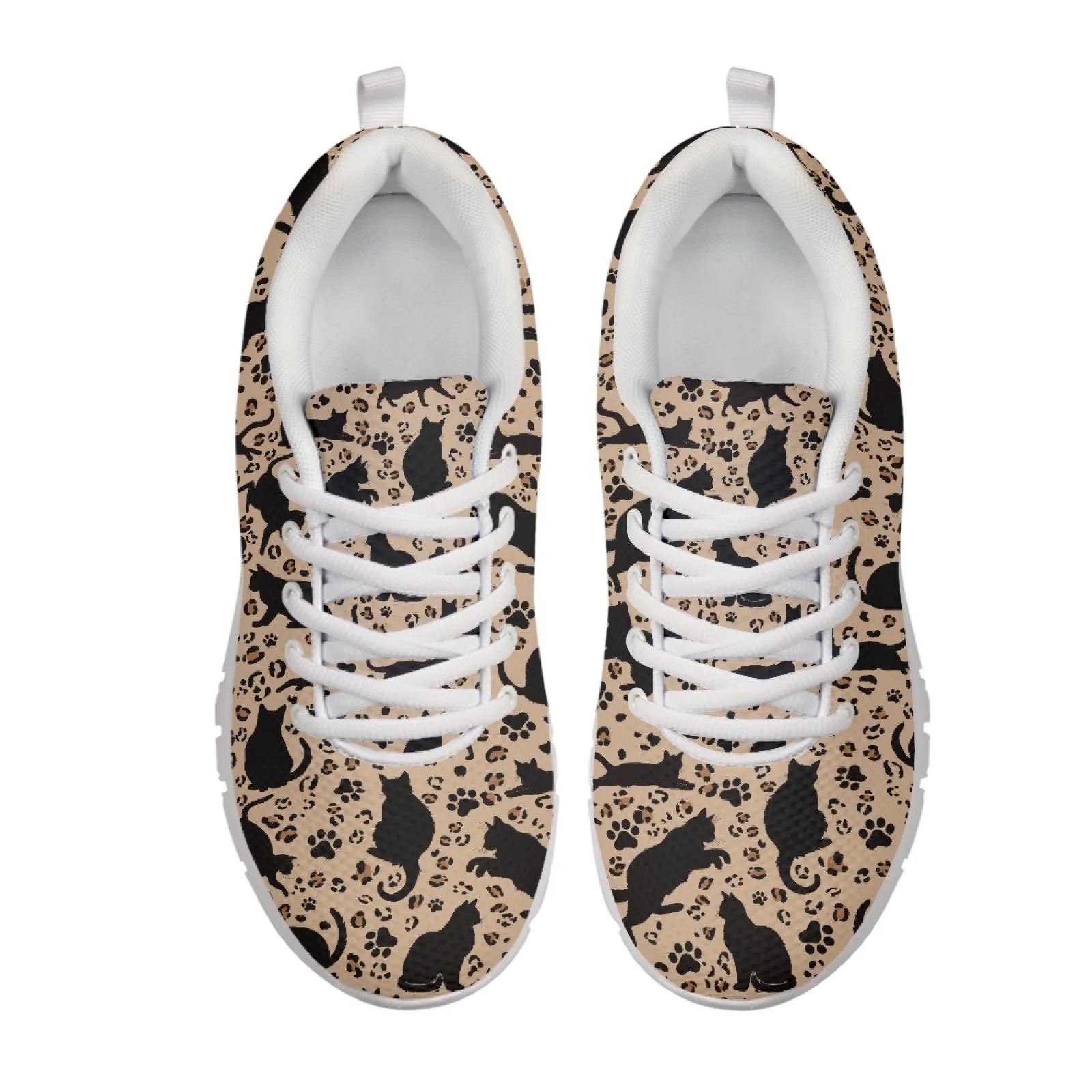 Coloranimal Van Gogh Style Cat Floral Low Top Tennis Shoes Women Running Shoes Walking Shoes for Mens Womens