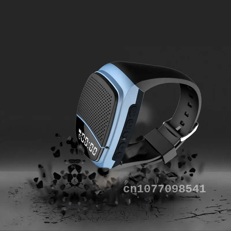 B90 Wrist Wireless Bluetooth Speaker Watch Creative Mini Audio Outdoor Sports Intelligent Display Portable Card Radio Free Calls