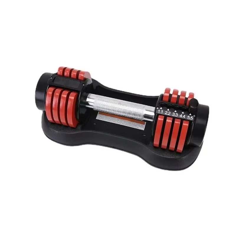 Home Gym Adjustable Dumbbell Set Quick Weight Adjust For Daily Workout And Full Body Fitness Training
