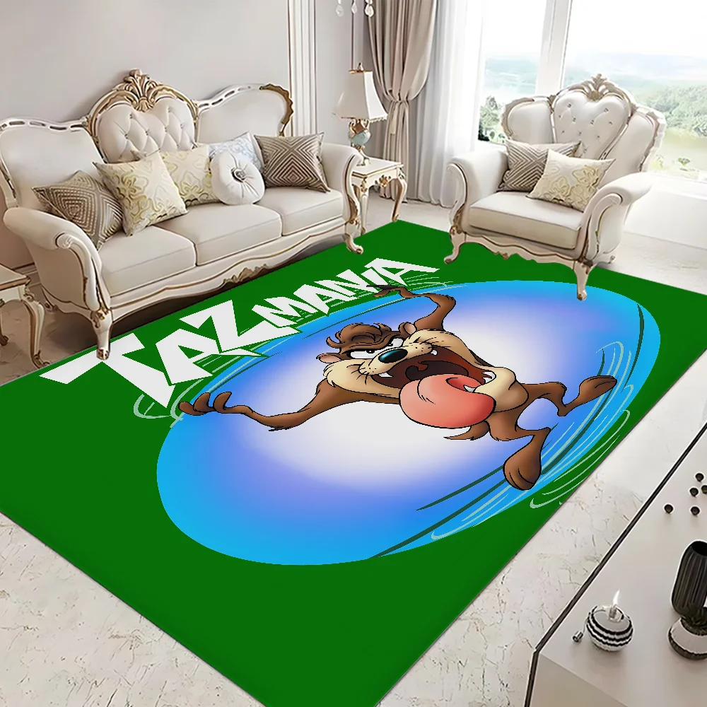 Taz Mania Floor Mat Entrance Door Mat Washable Non-Slip Living Room Sofa Chairs Area Mat Kitchen Welcome Doormat