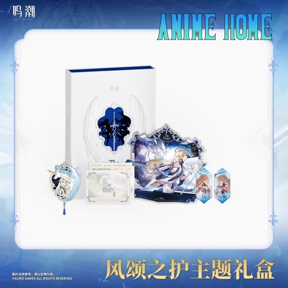 

Официальный оригинальный подарок: Игровые карточки-стенды и баджы с персонажами аниме Game Wuthering Waves (Картерией, Мужчиной, Женщиной, Ровером) для косплея