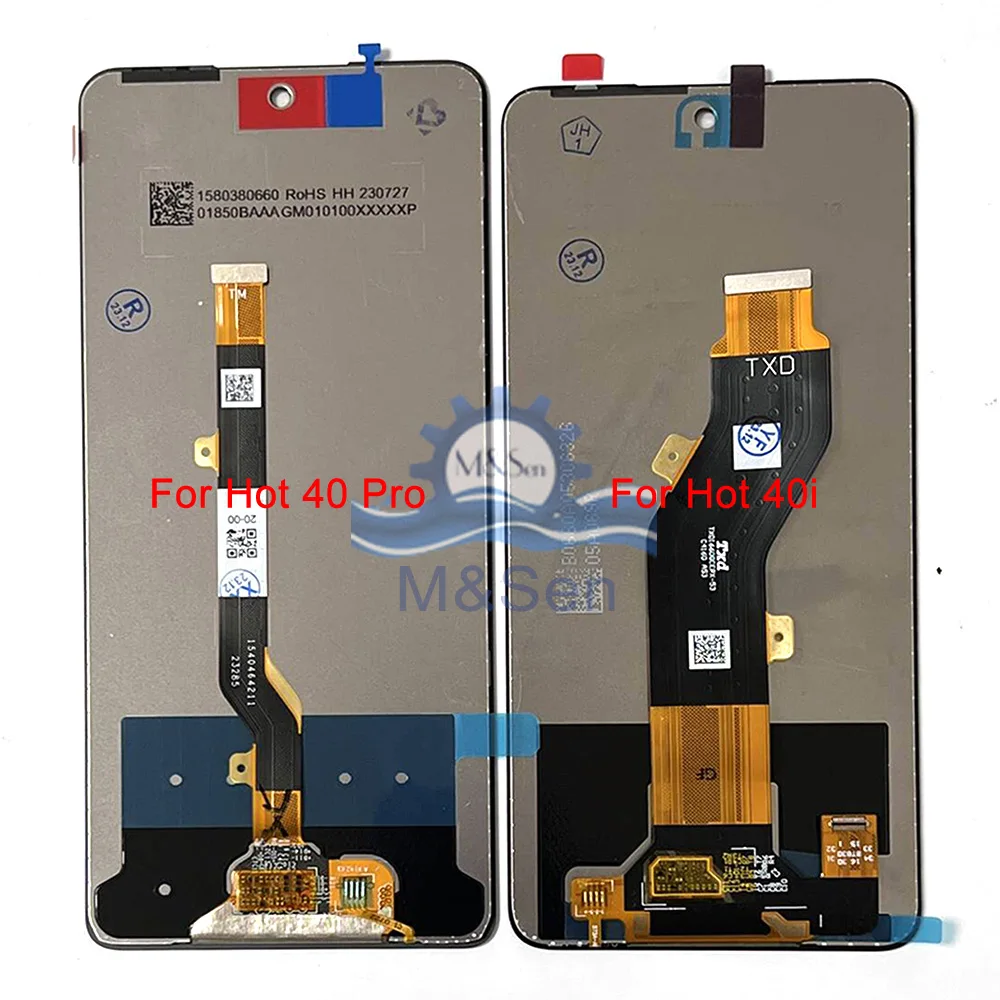 Przetestowany na ekran wyświetlacza Infinix Hot 40i LCD X6528B Digitizer Panel dotykowy dla ramki Infinix Hot 40 Pro X6837 LCD Hot40 X6836