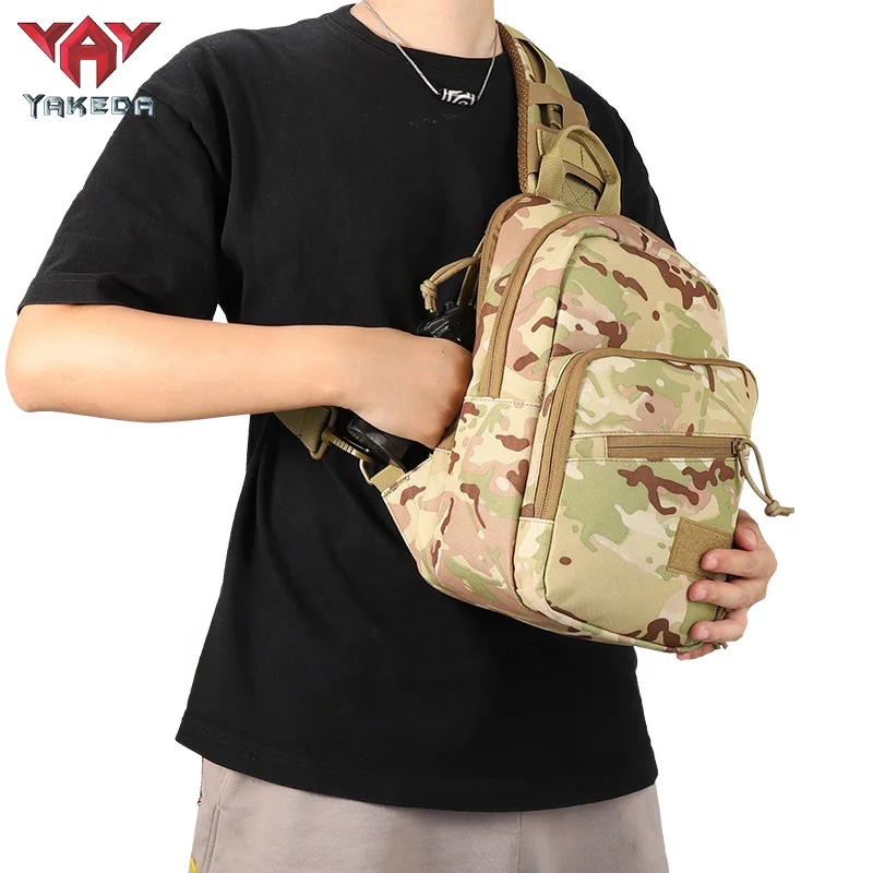 

Men Carry Bags Tactical Case Bolso Tactico Camo Shoulder Hunting Chest Pack Small Backpack Tactical Sling Bag