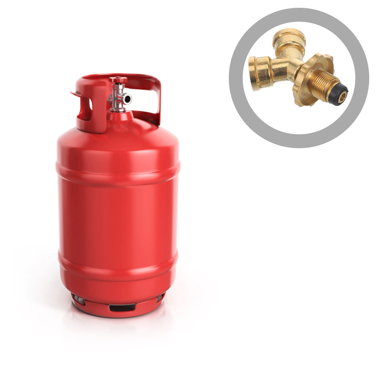 

Gas Tank Conversion Head Joint Refill Adapter Cylinder Brass Transfer Pressure Reducing Valve BBQ Stove Accessories Kitchen Bar
