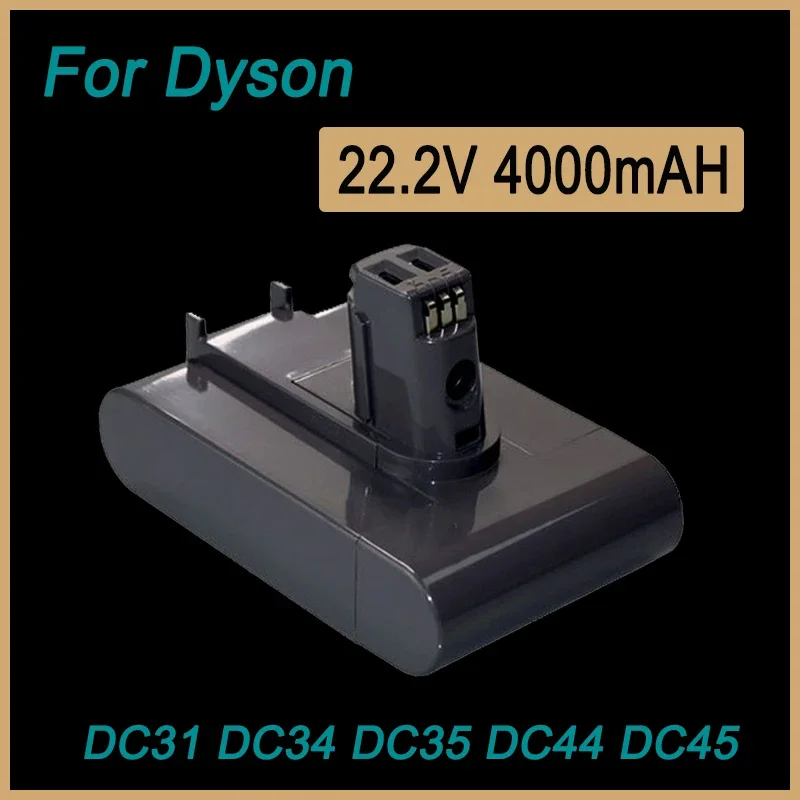 สำหรับ Dyson แบตเตอรี่ Li-ion 22.2V 4000mAh (ใช้ได้เฉพาะรุ่น A)DC31 DC35 DC34 DC44 DC45แบตเตอรี่เครื่องดูดฝุ่นแบบมือจับรูปสัตว์