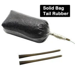 Carp Fishing Accessories Solid Bag Tail Rubber Solid Bag Stems Lead Insert End Terminal Tackle For Carp Hair Rig Pop Up Boilies
