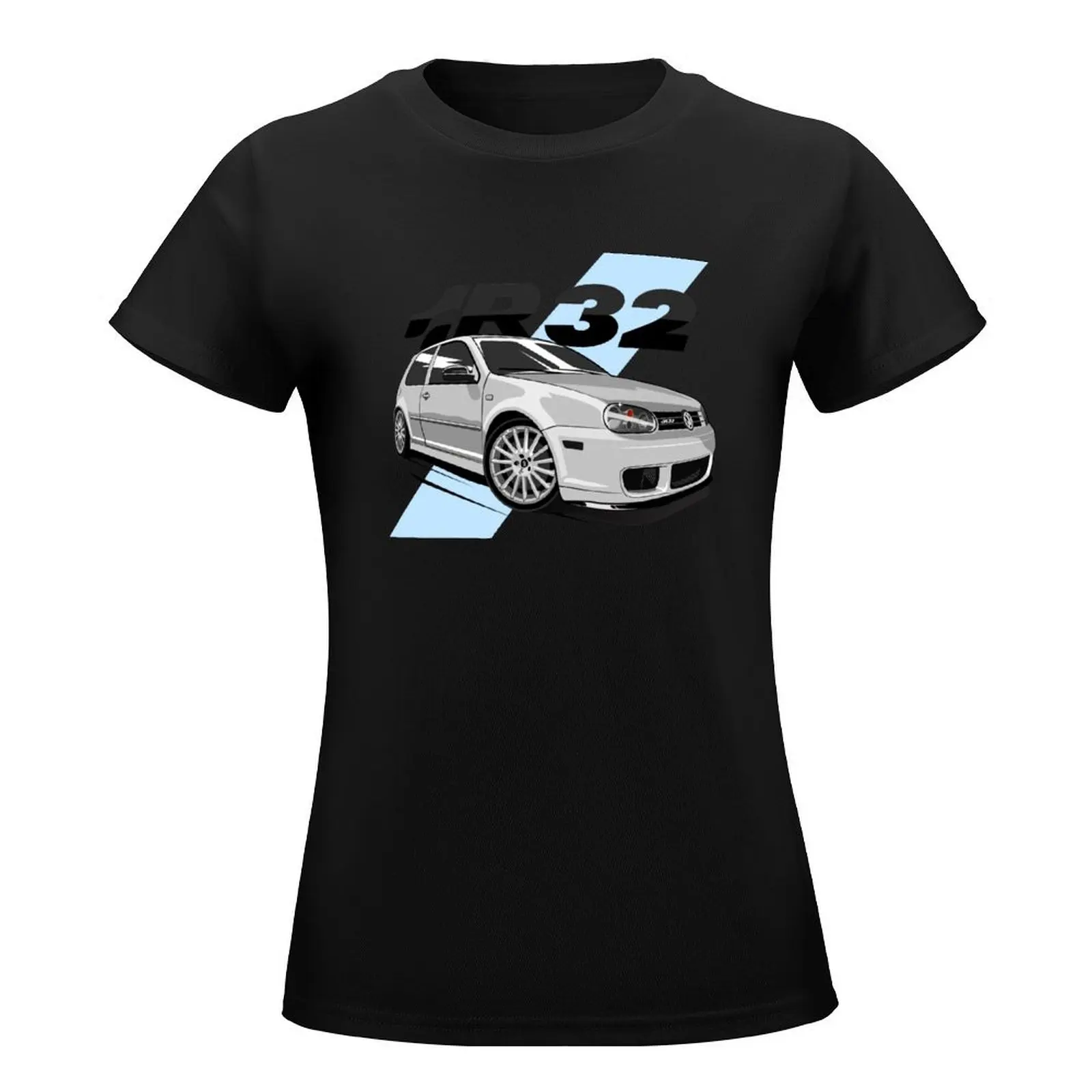 R32 HOT HATCH T-Shirt tops plus size tops Summer Women's clothing