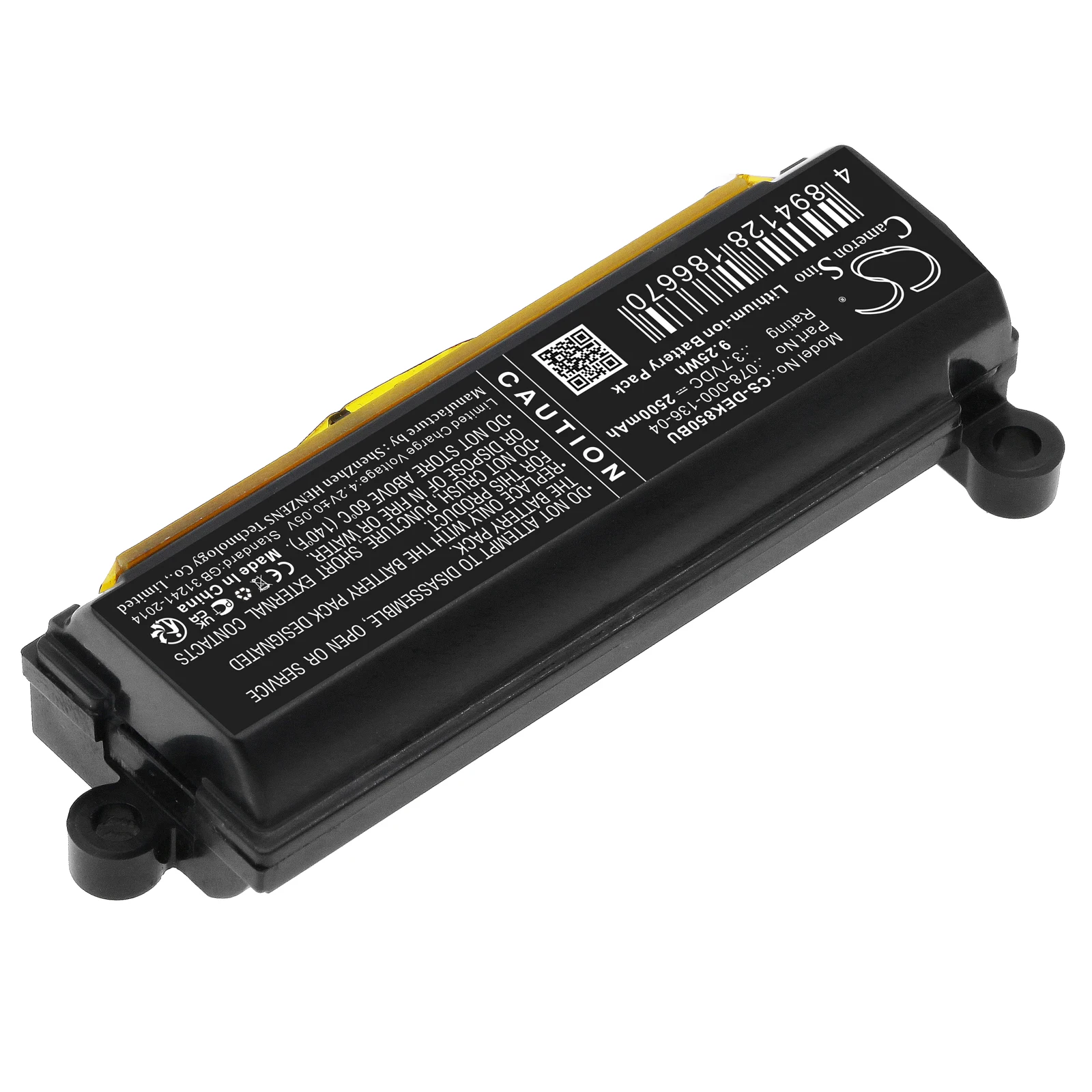 Cameron Sino 3.7V 2500mAh RAID Controller Battery 078-000-136-04 for DELL Calypso I/O Controller Card DGK85 +TOOL