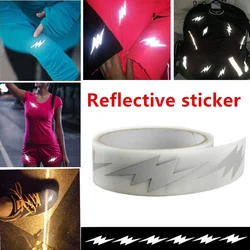 Safety Silver Reflective Tape Iron On Heat Transfer Vinyl Film Stickers DIY Tape For Clothing
