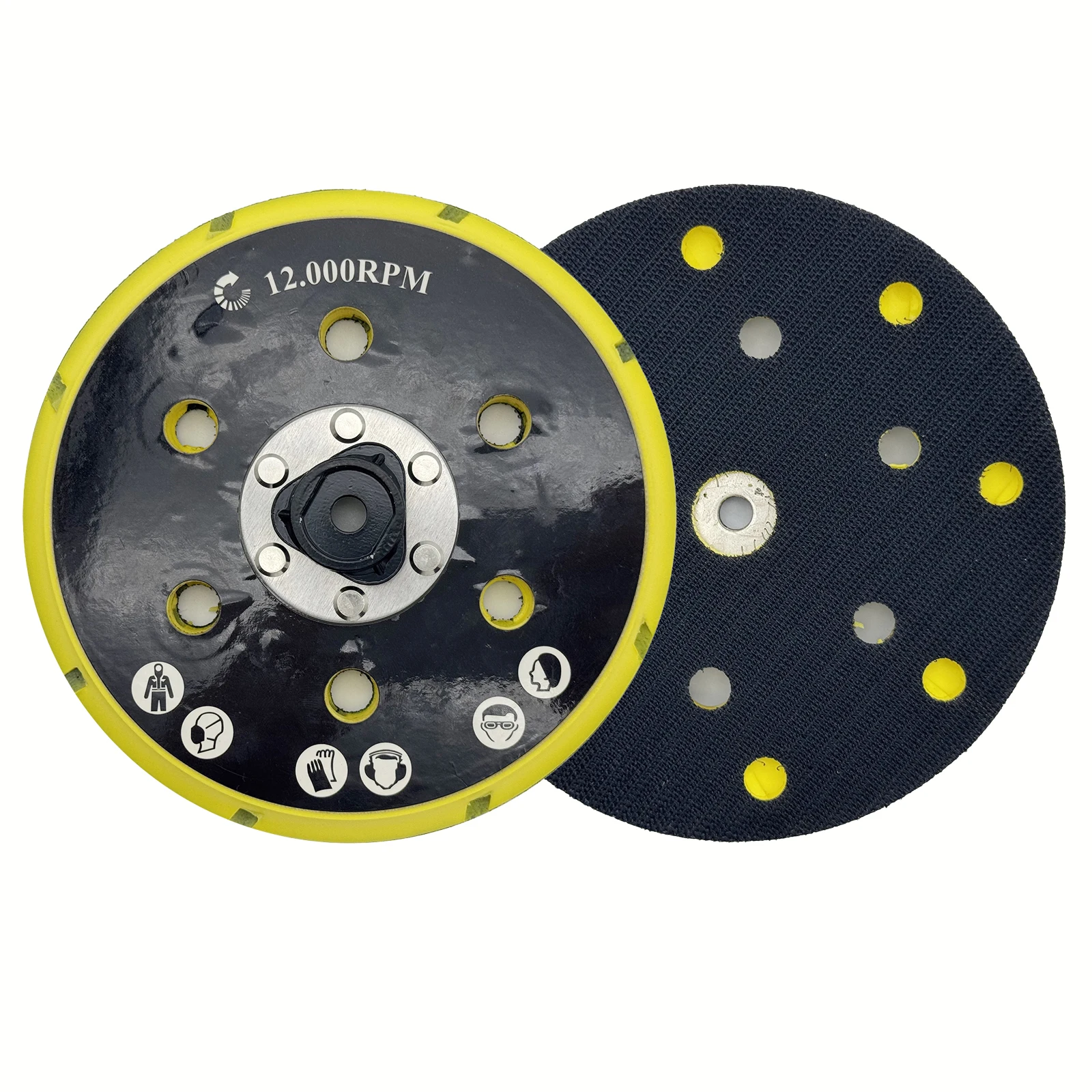 

6 "150 мм пневматический шлифовальный станок для сухой шлифовки лоток полировальный станок аксессуар автомобильная шпаклевка от пыли флокирование наждачная бумага клейкий диск