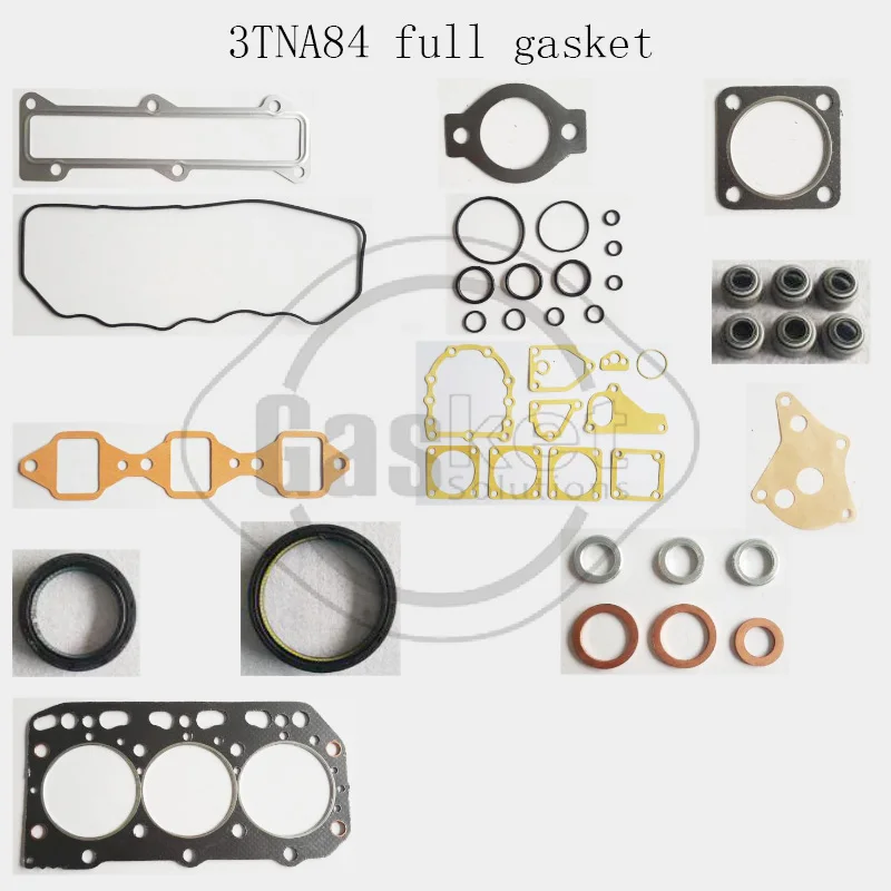 

3TNA84 Full Gasket Kit With Head Gasket Oil Seal For Yanmar Engine Repair Parts