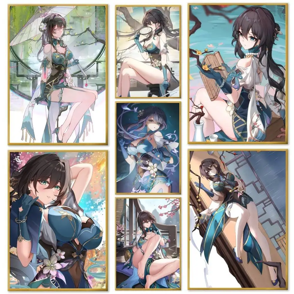 Ruan Mei Honkai Star Rail Game Poster And Prints Wall Art Pictures For Modern Bedroom Game Room Home Decor