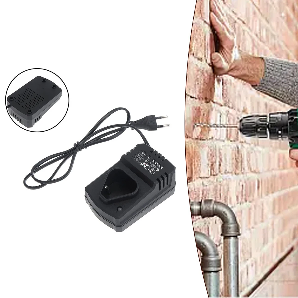 12V DC US/EU Li-ion Rechargeable Chargers Support 110-240V For Electrical Drill Charger Lithium Screwdriver Power Tool Accessory image 5