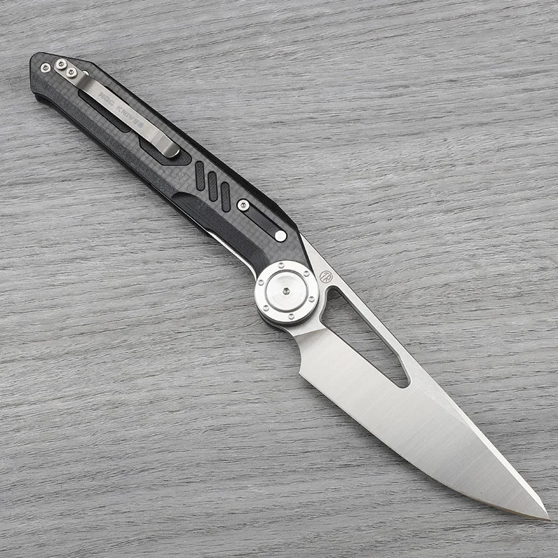 NOC DG04 Folding Knife 440C Steel G10 Carbon Fiber Handle High Hardness Sharp Outdoor Camping Survival Portable Tool