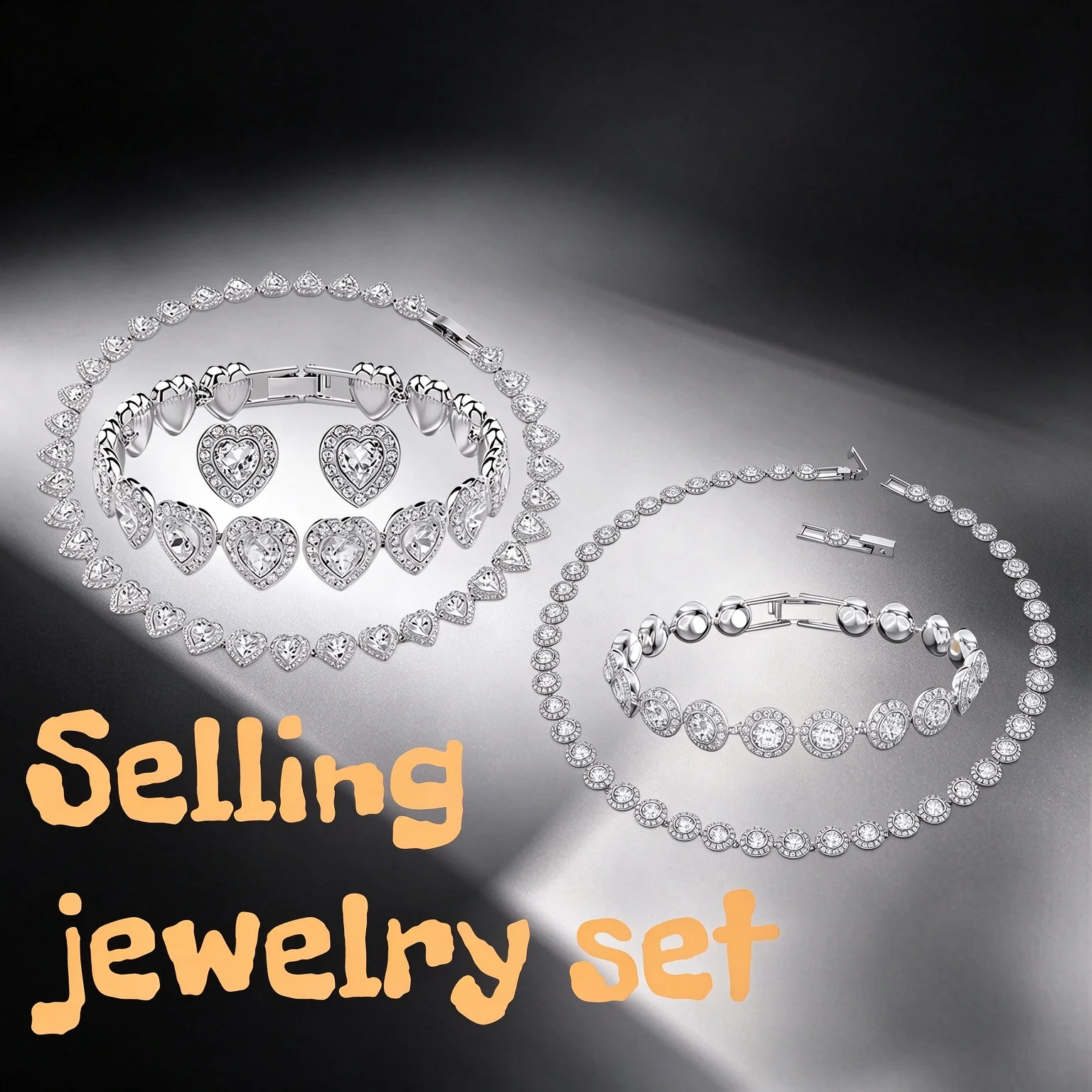 New Necklace 2026 Original Exquisite Jewelry Set Luxury Brand Chain Necklace Bracelet Ring Personalized Women's Memorial Gift