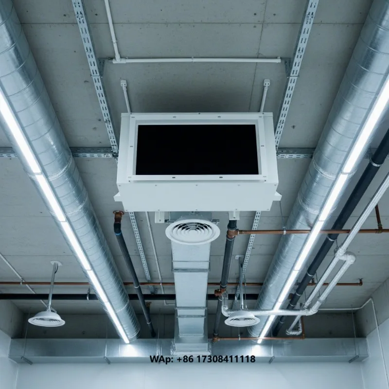 New Electric Heavy Duty 240L/Day Industrial Ceiling Mounted Dehumidifier High Efficiency Strong Compressor for Basements Parking