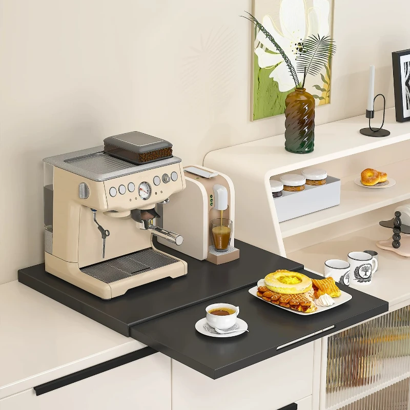 Drawer Extension Board Pull Out Coffee Machine Stand Large Capacity Strong Bearing Appliance Storage Rack for Kitchen Water Bar