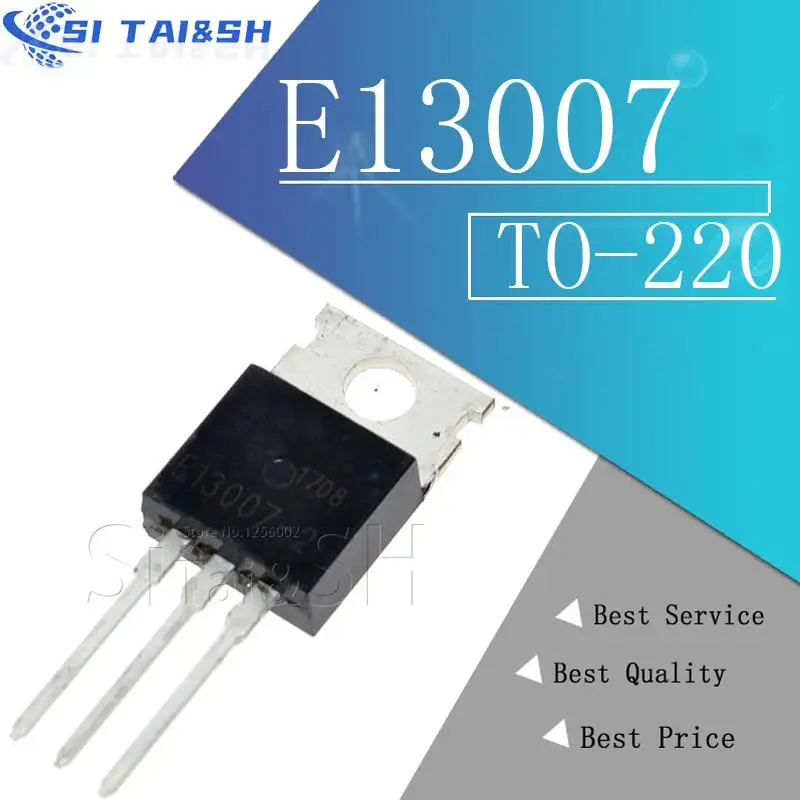 10PCS/Lot E13007 E13007-2 MJE13007 e13007 J13007   Waterproof shell