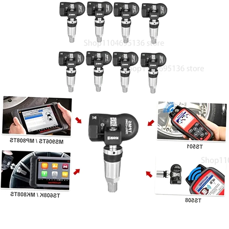 

New! TPMS Tire Pressure Sensor Programmable For Autel Tool TS408 TS508 ITS600 315MHZ+433Mhz 2 In 1 MX Sensor Monitor