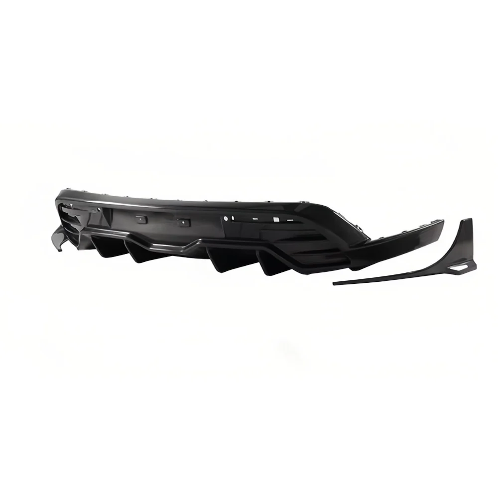 Body Kit Modification PK Style Dry Carbon Fiber Parts, Rear Bumper Lip Diffuser, Rear Lip Suitable for Taycan