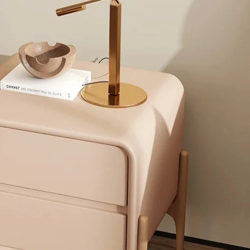 

Bed Table Desk Side Night Stand Bedside Cabinet Nightstands Sofa Design Bedroom Closets Drawer Storage Nordic Designer Room Home
