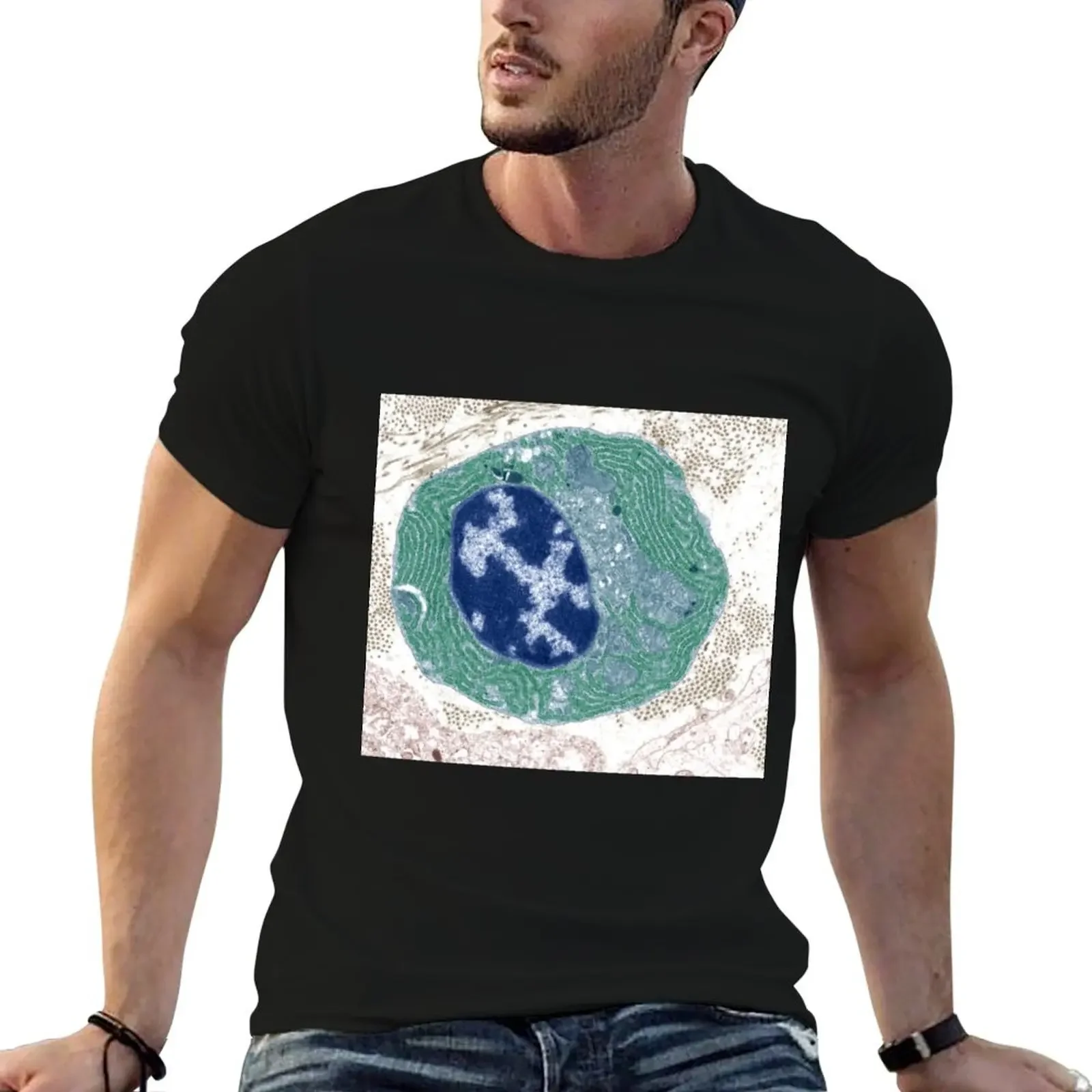 Plasma cell, TEM (C001/5627) T-Shirt anime stuff cute tops mens designer t shirt