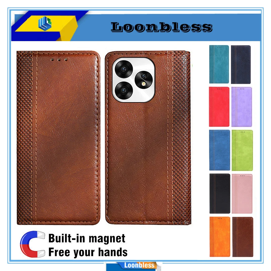 Case For UMIDIGI A15 Wallet Phone Cover Book Holster Leather Etui UMIDIGI A15 Case UMIDIGI A15C A15T A 15 UMIDIGIA15 Flip Coque