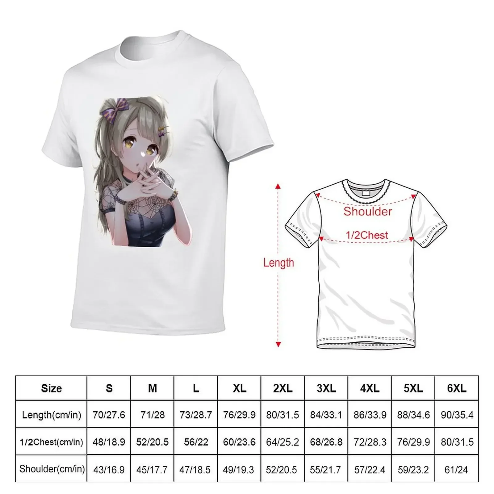 Minami Kotori T-Shirt graphic tee shirt essential t shirt clothing for men