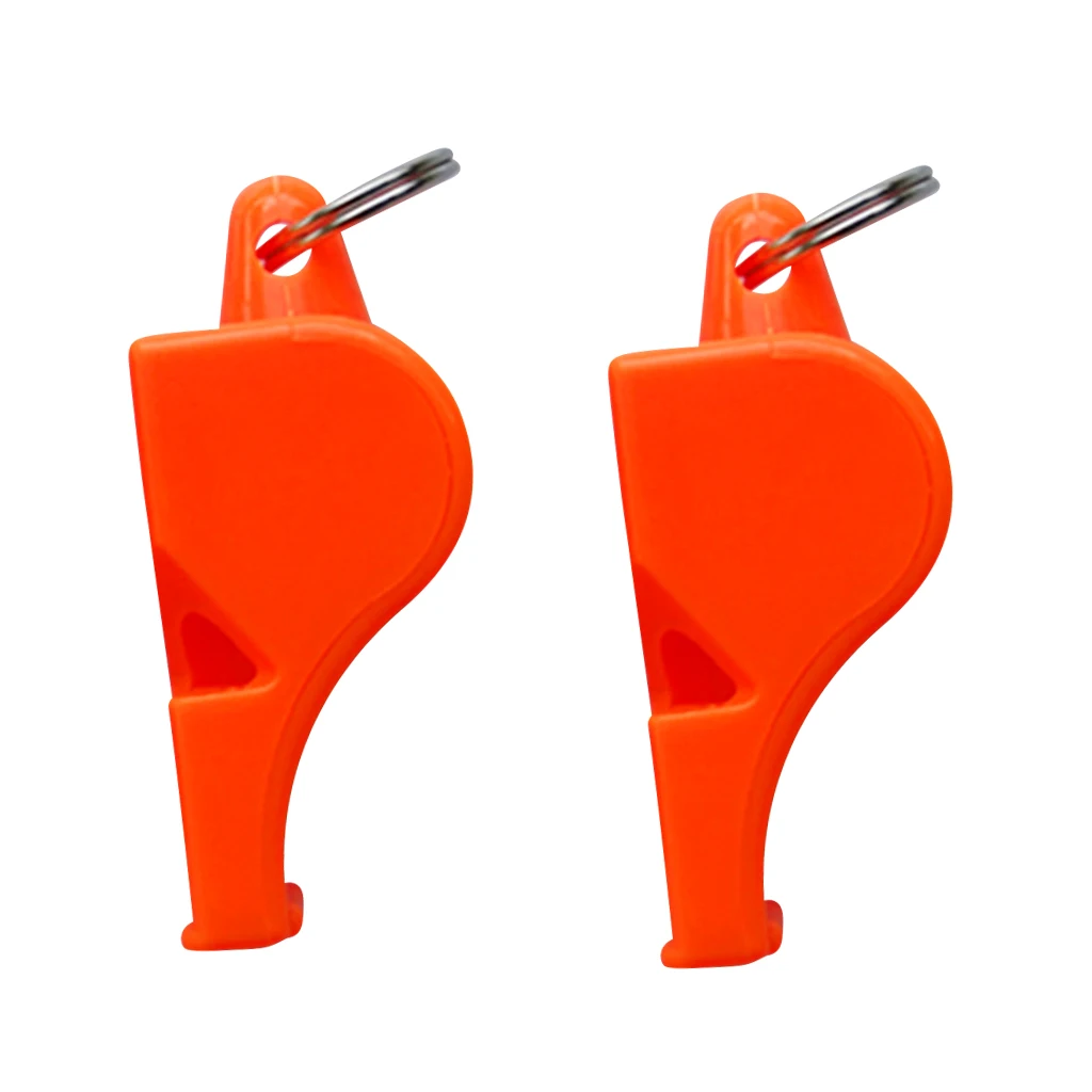 2 Stück laute Notfall-Überlebenspfeife Marine Camping Bootfahren