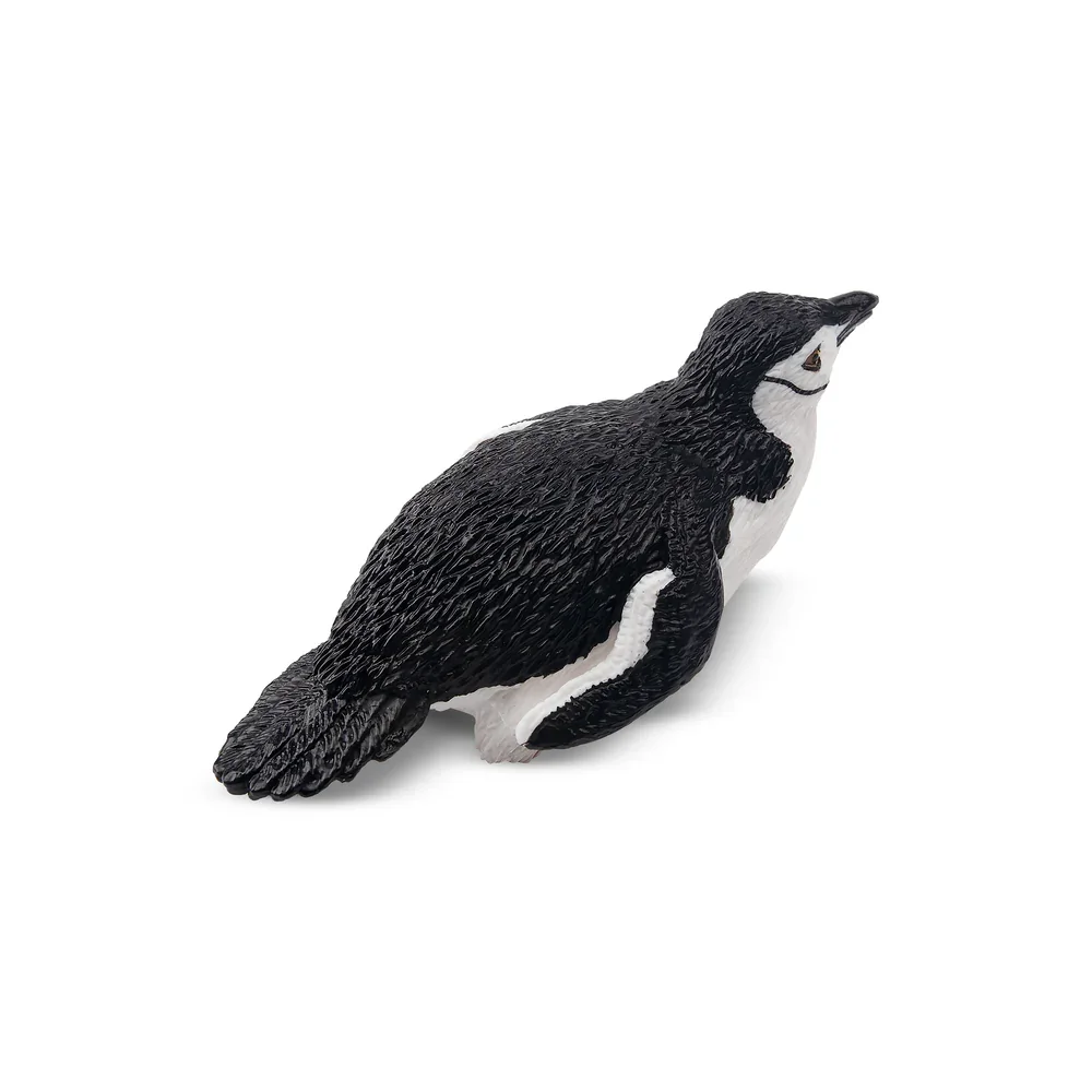 Toymany Simulation Chinstrap Penguin Polar Animal Model Toy Mini Figures Dolls Action Figurines Toys Children Gift  Cake Decora