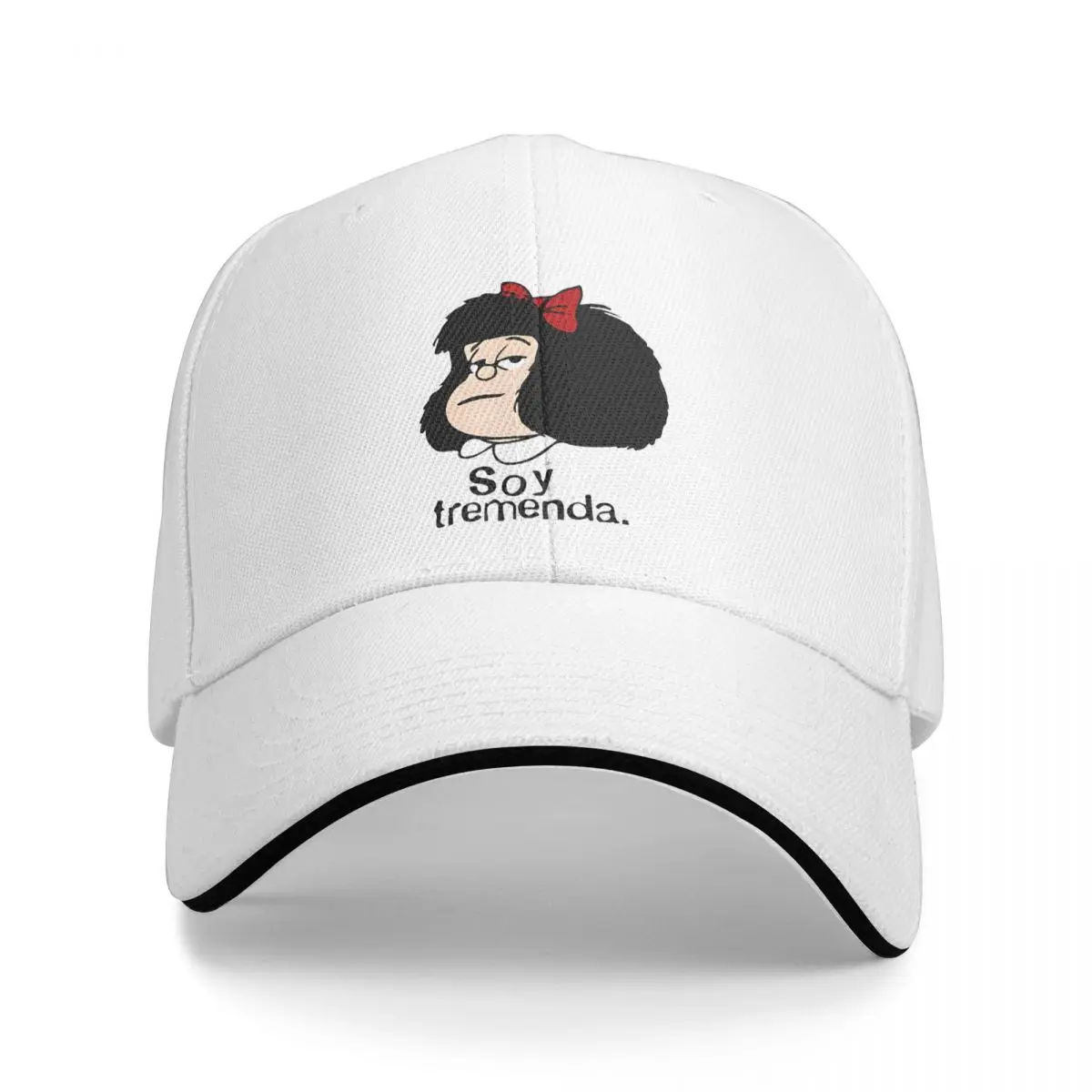 Mafalda Am Tremenda Quino Comic Argentino Baseball Cap Men Women Fitted Trucker Hat Hats Adjustable Fishing Hat Summer Cap