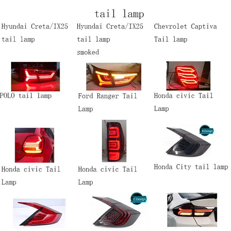 Ertiga XL7 XL8 Pillar Tail Light Modified LED Rear Lamp Matrix/Non-Matrix Waterproof Auto Accessories