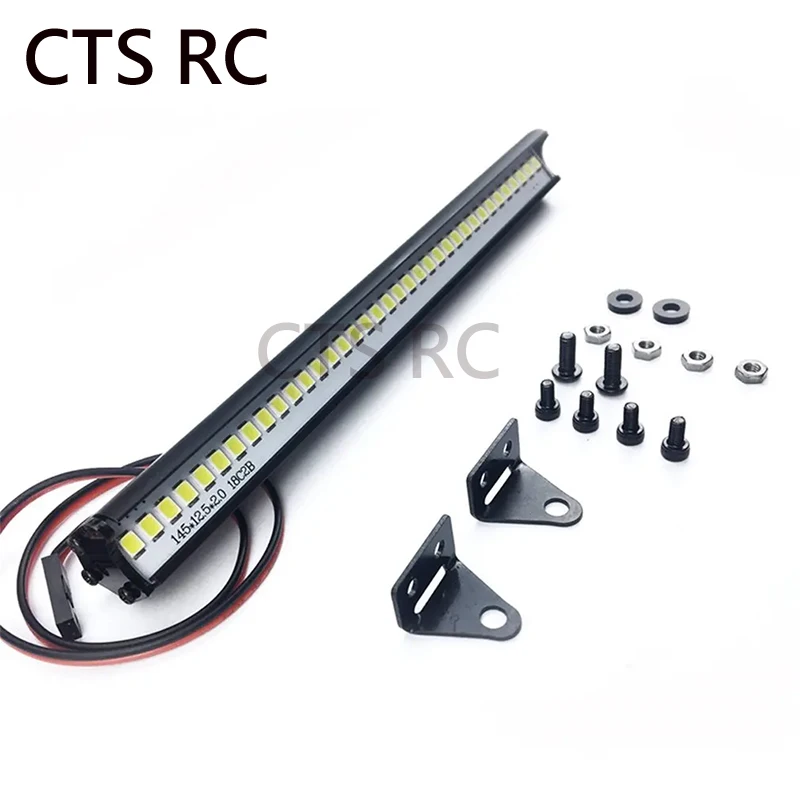 RC Mobil Universal 54Mm 12LED Lampu Depan Bumper Lampu Atap untuk 1/10 RC Crawler Axial Capra SCX10 II 90046 RGT EX86100 TRX6 TR