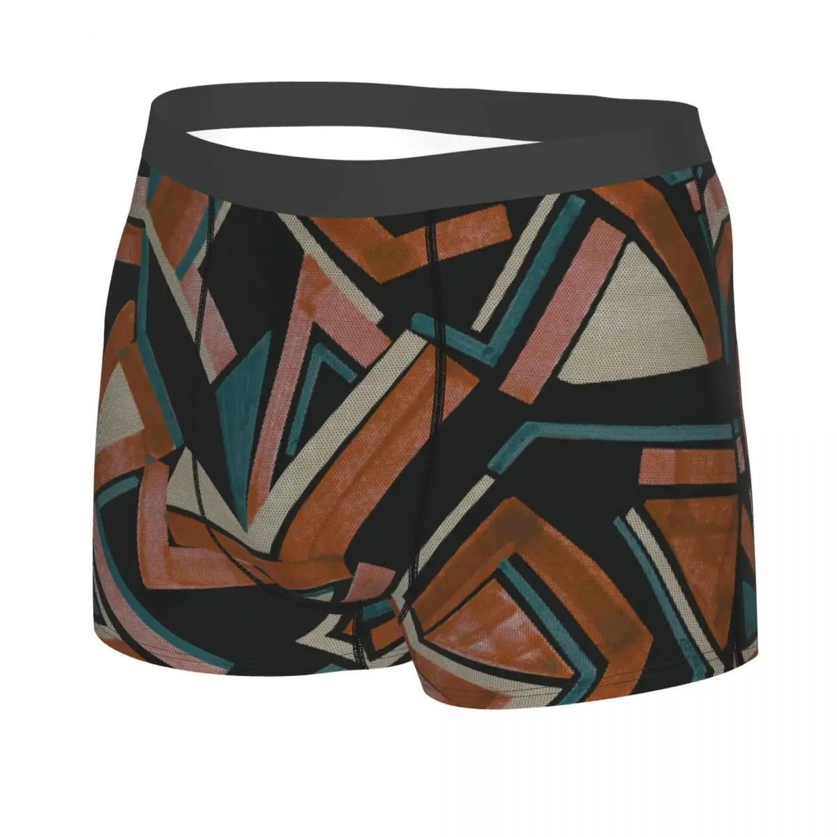 International Vanguard Men Boxer Briefs Underwear Abstract Acrylic Expressionist Art Highly Breathable Top Quality Gift Idea