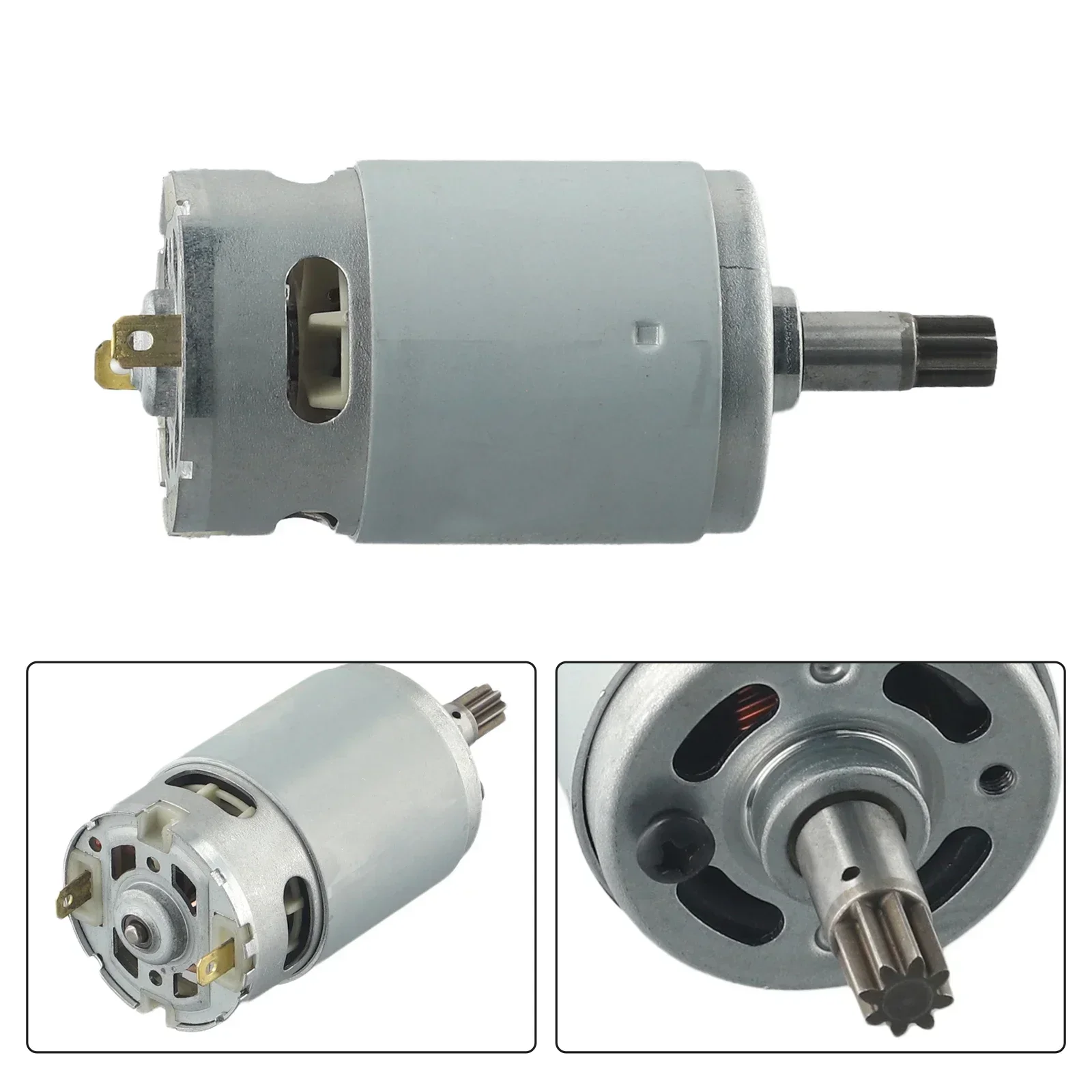 DC21V 8 Teeth Motor RS-550VD H3 For WORX 50027484 WU390 WX390 WX390.1 DC Motor Replacement Parts Tooth Pitch 7.7mm tools