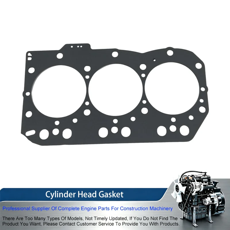 119812-01330 11981201330 Cylinder Head Gasket For Yanmar Engine 3TNV82 3TNV82A Excavator B25V B30 VIO30 VIO35