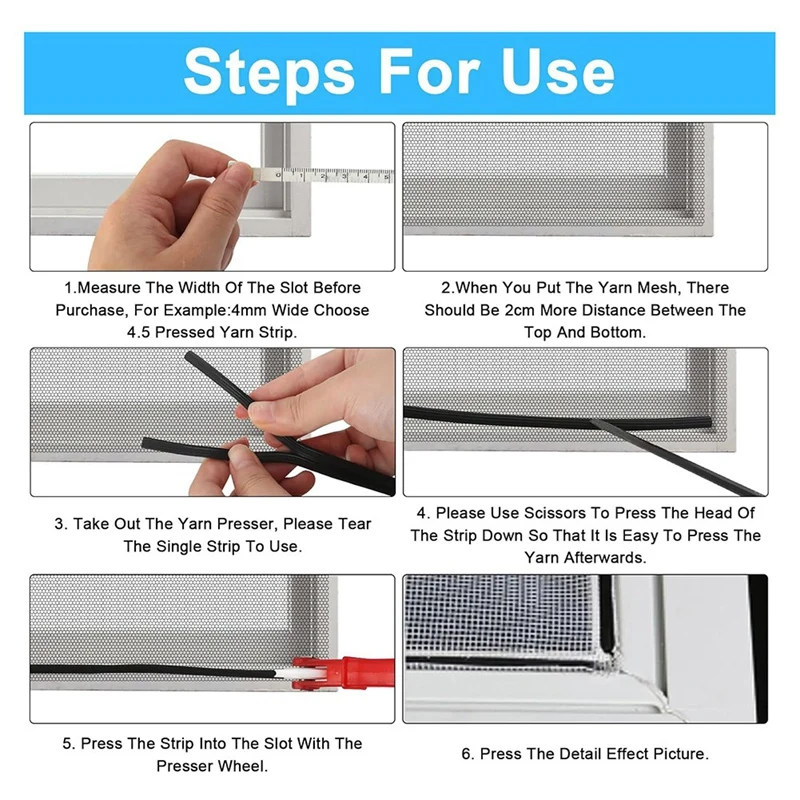 Hot Tool Retractor Roller For Fly Screens, 4PCS Install Fly Screen Replacement Part, Fly Screen Accessory Insect Protection