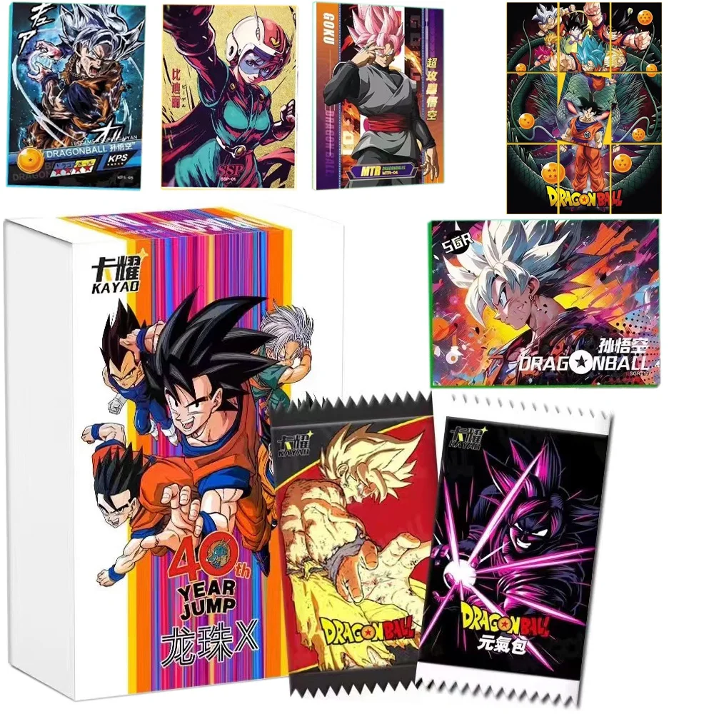 

Dragon Ball Cards Shiny Son Goku Saiyan Vegeta TCG Anime Trading Battle Booster Box Children Toy Gift Card