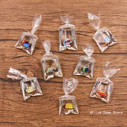 1pc Kawaii 다채로운 열대 물고기 수지 매력 물 가방 물고기 귀걸이 키 체인 펜던트 액세서리 Diy 공예 보석 만들기